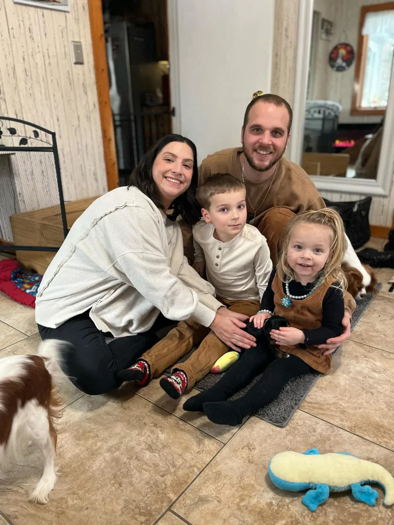 A West Michigan Cavalier and their family