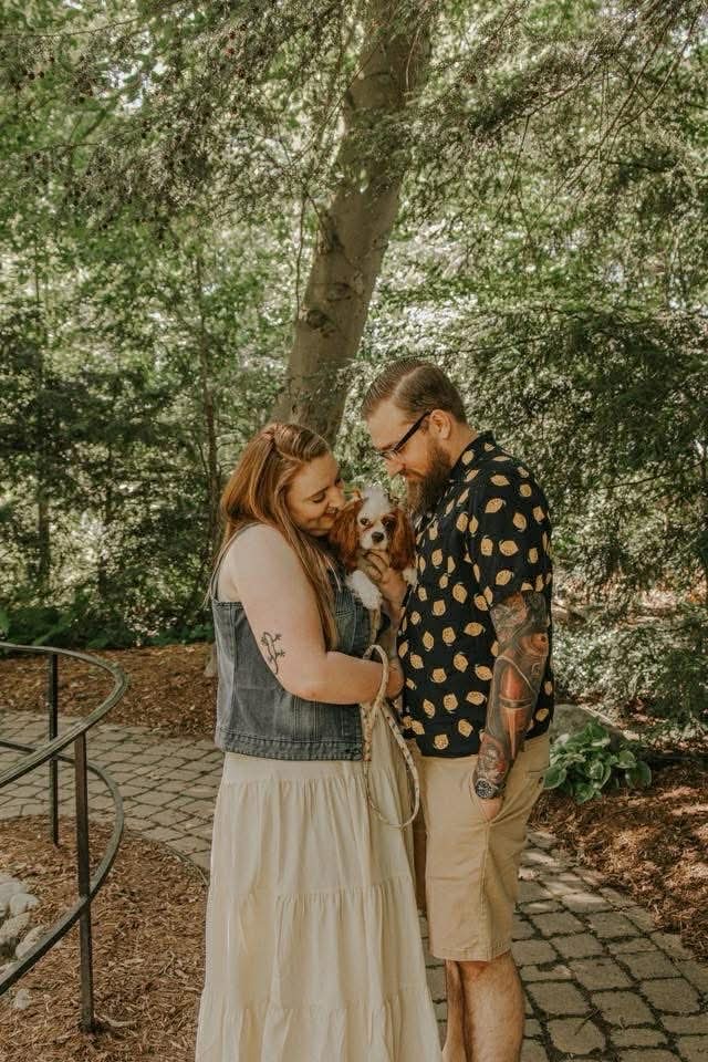 A West Michigan Cavalier and their family